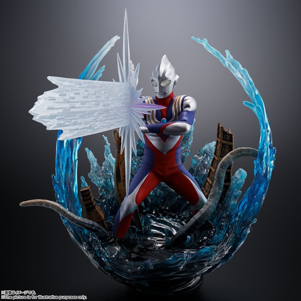 BANDAI ULTRAMAN TIGA MULTI TYPE FIGUARTS ZERO STATUE FIGURE