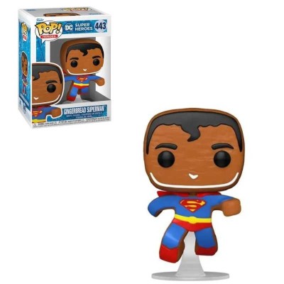 FUNKO FUNKO POP! DC SUPER HEROES GINGERBREAD SUPERMAN BOBBLE HEAD FIGURE