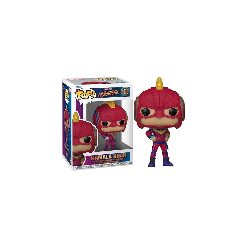 FUNKO FUNKO POP! MARVEL STUDIOS MS. MARVEL KAMALA KHAN BOBBLE HEAD KNOCKER