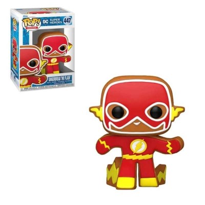FUNKO POP! DC SUPER HEROES GINGERBREAD FLASH BOBBLE HEAD FIGURE FUNKO