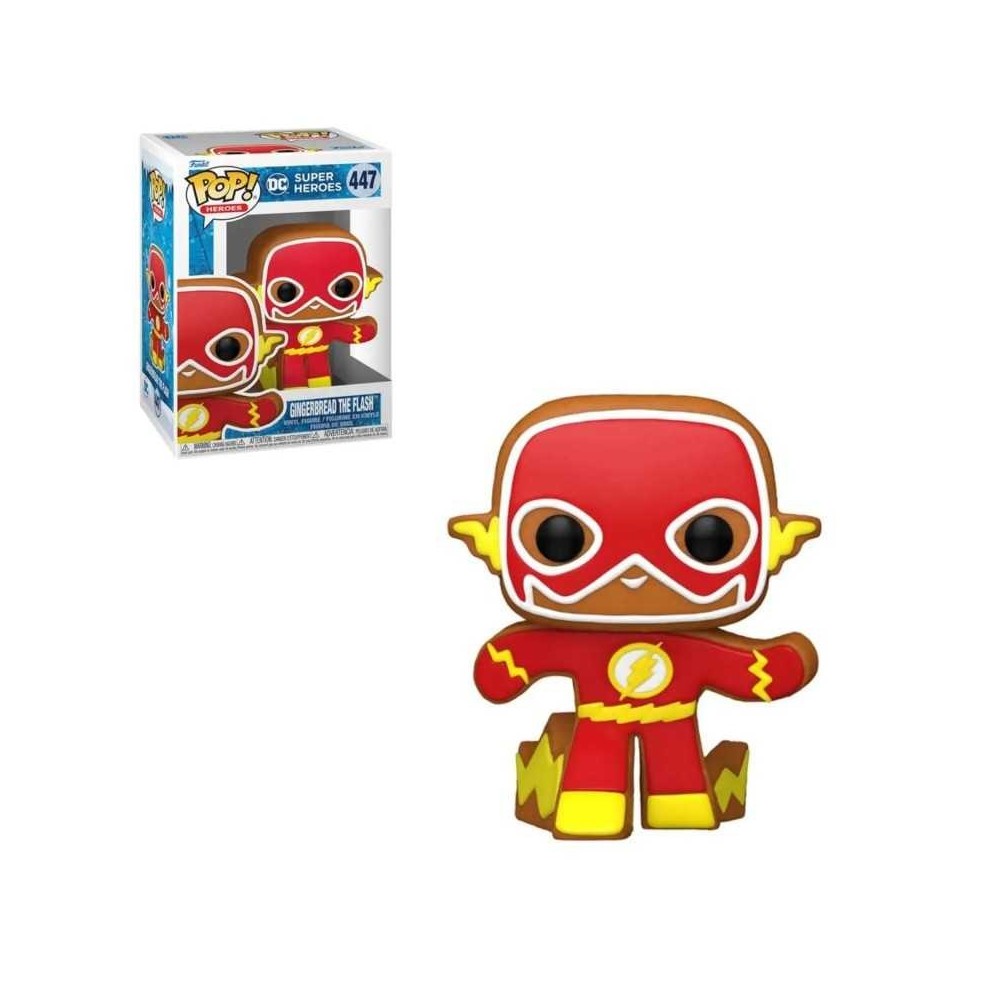 FUNKO POP! DC SUPER HEROES GINGERBREAD FLASH BOBBLE HEAD FIGURE FUNKO