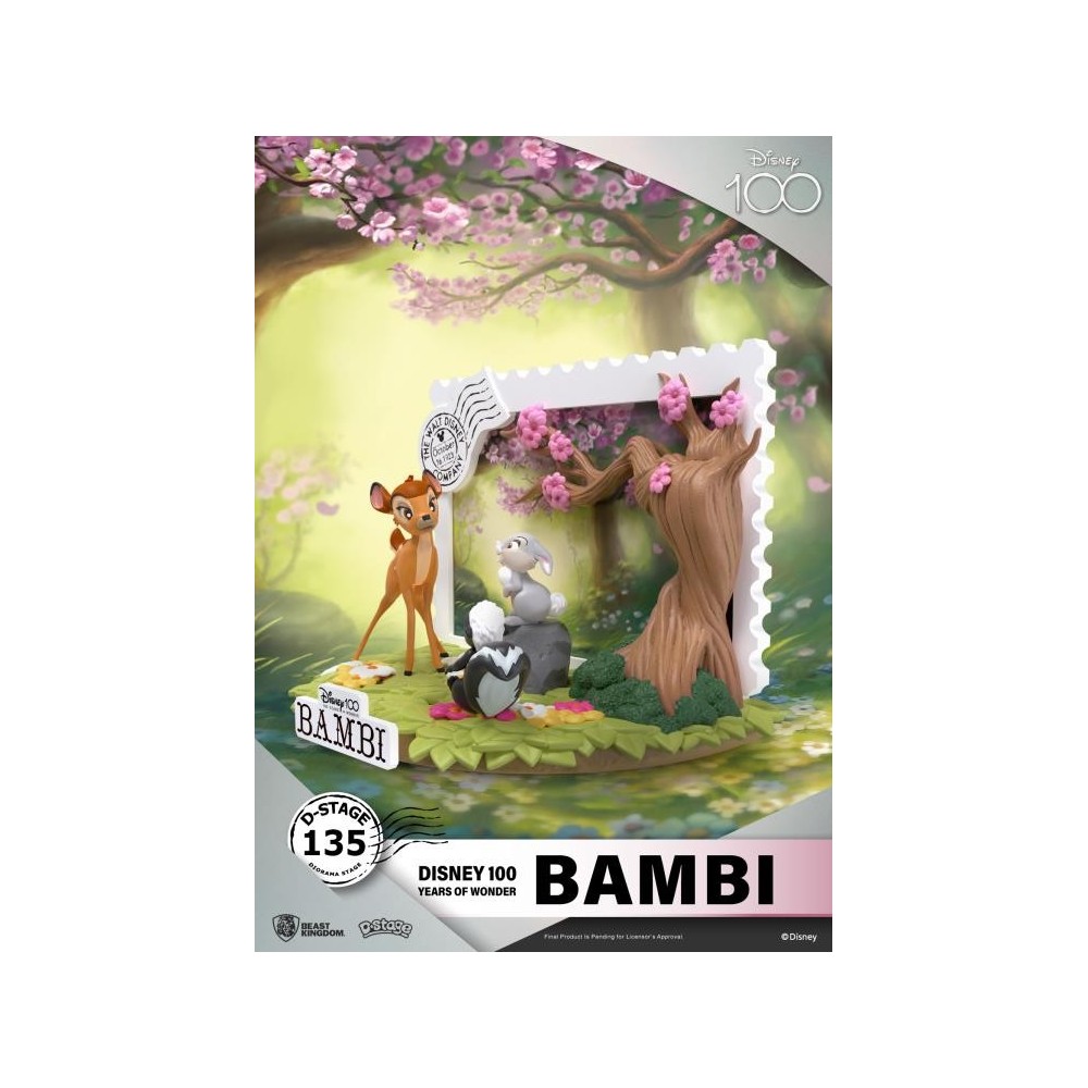 BEAST KINGDOM D-STAGE DISNEY 100 YEARS BAMBI STATUE FIGURE DIORAMA