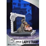 D-STAGE DISNEY 100 YEARS LADY AND THE TRAMP STATUA FIGURE DIORAMA BEAST KINGDOM