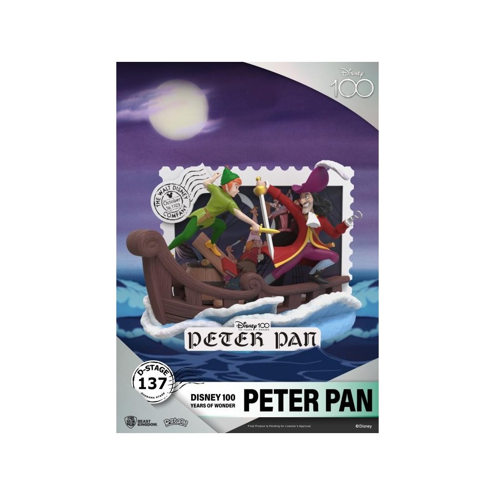 BEAST KINGDOM D-STAGE DISNEY 100 YEARS PETER PAN STATUE FIGURE DIORAMA