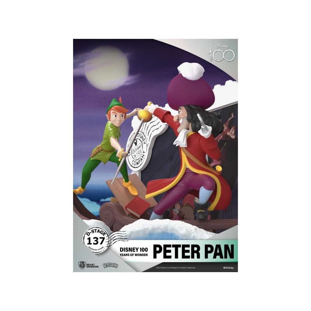 BEAST KINGDOM D-STAGE DISNEY 100 YEARS PETER PAN STATUE FIGURE DIORAMA