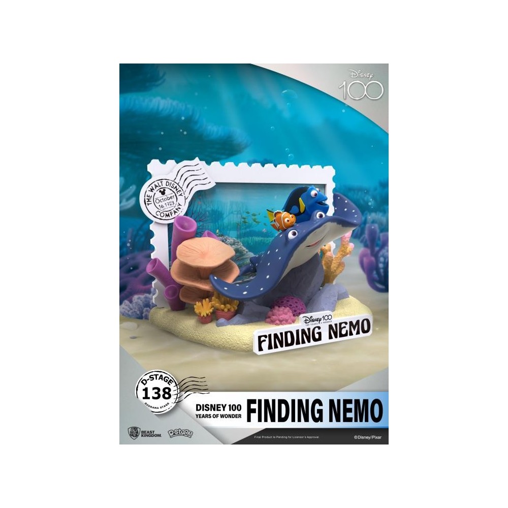 BEAST KINGDOM D-STAGE DISNEY 100 YEARS FINDING NEMO STATUE FIGURE DIORAMA