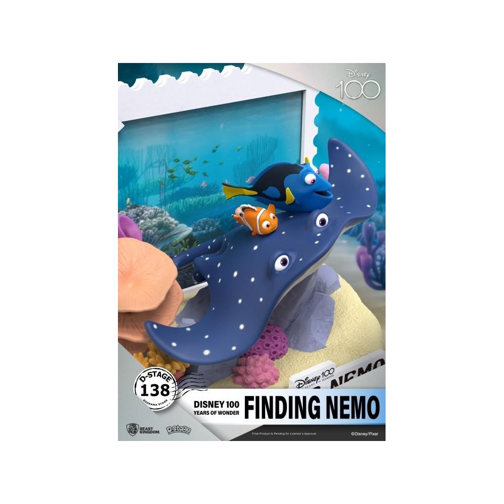 BEAST KINGDOM D-STAGE DISNEY 100 YEARS FINDING NEMO STATUE FIGURE DIORAMA