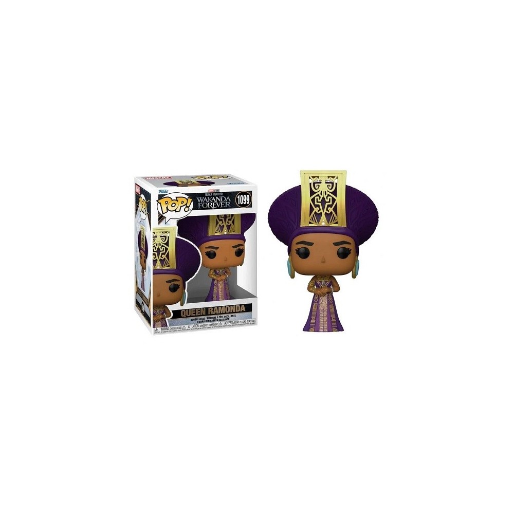 FUNKO POP! BLACK PANTHER WAKANDA FOREVER QUEEN RAMONDA BOBBLE HEAD KNOCKER FIGURE FUNKO