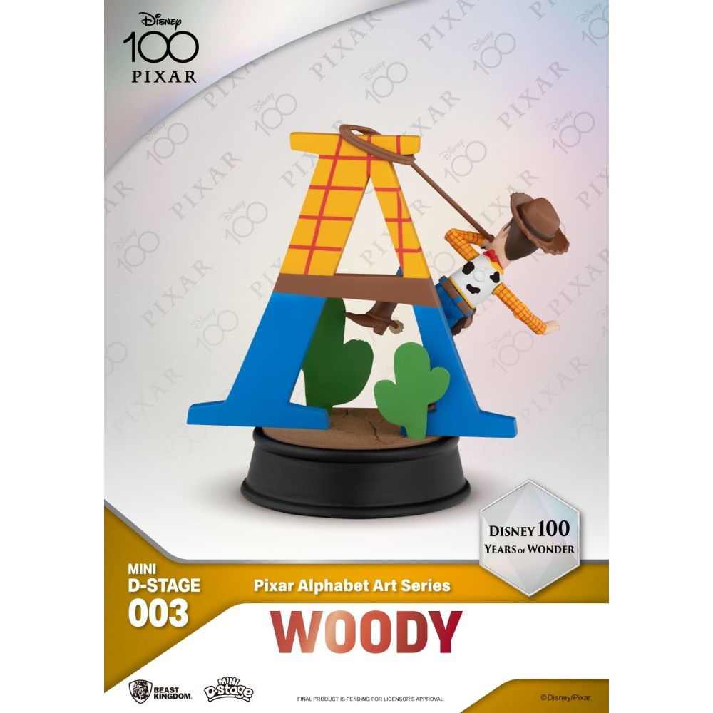 BEAST KINGDOM DISNEY 100 YEARS OF WONDER PIXAR ALPHABET MINI D-STAGE FIGURES