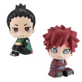 MEGAHOUSE NARUTO GAARA AND SHIKAMARU NARA LOOK UP MINI FIGURE