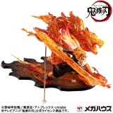 DEMON SLAYER KYOJURO RENGOKU FLAME BREATH GEM STATUA FIGURE MEGAHOUSE