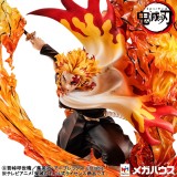 DEMON SLAYER KYOJURO RENGOKU FLAME BREATH GEM STATUA FIGURE MEGAHOUSE