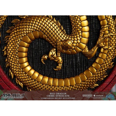 FIRST4FIGURES COWBOY BEBOP RED DRAGON CRIME SYNDICATE LOGO STATUE FIGURE