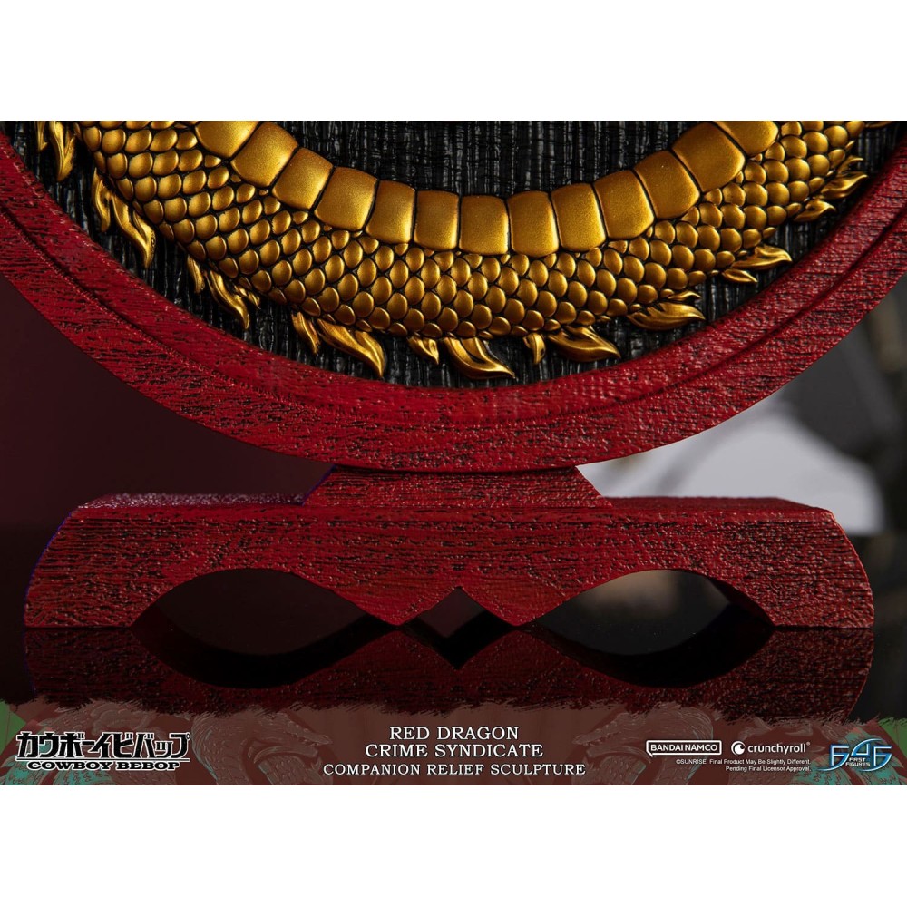 FIRST4FIGURES COWBOY BEBOP RED DRAGON CRIME SYNDICATE LOGO STATUE FIGURE