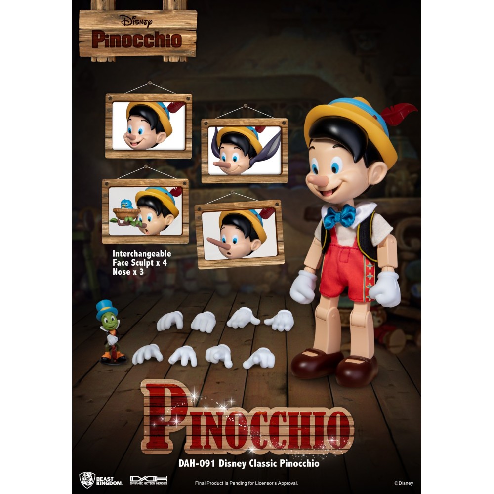 BEAST KINGDOM DISNEY PINOCCHIO DAH-091 ACTION FIGURE