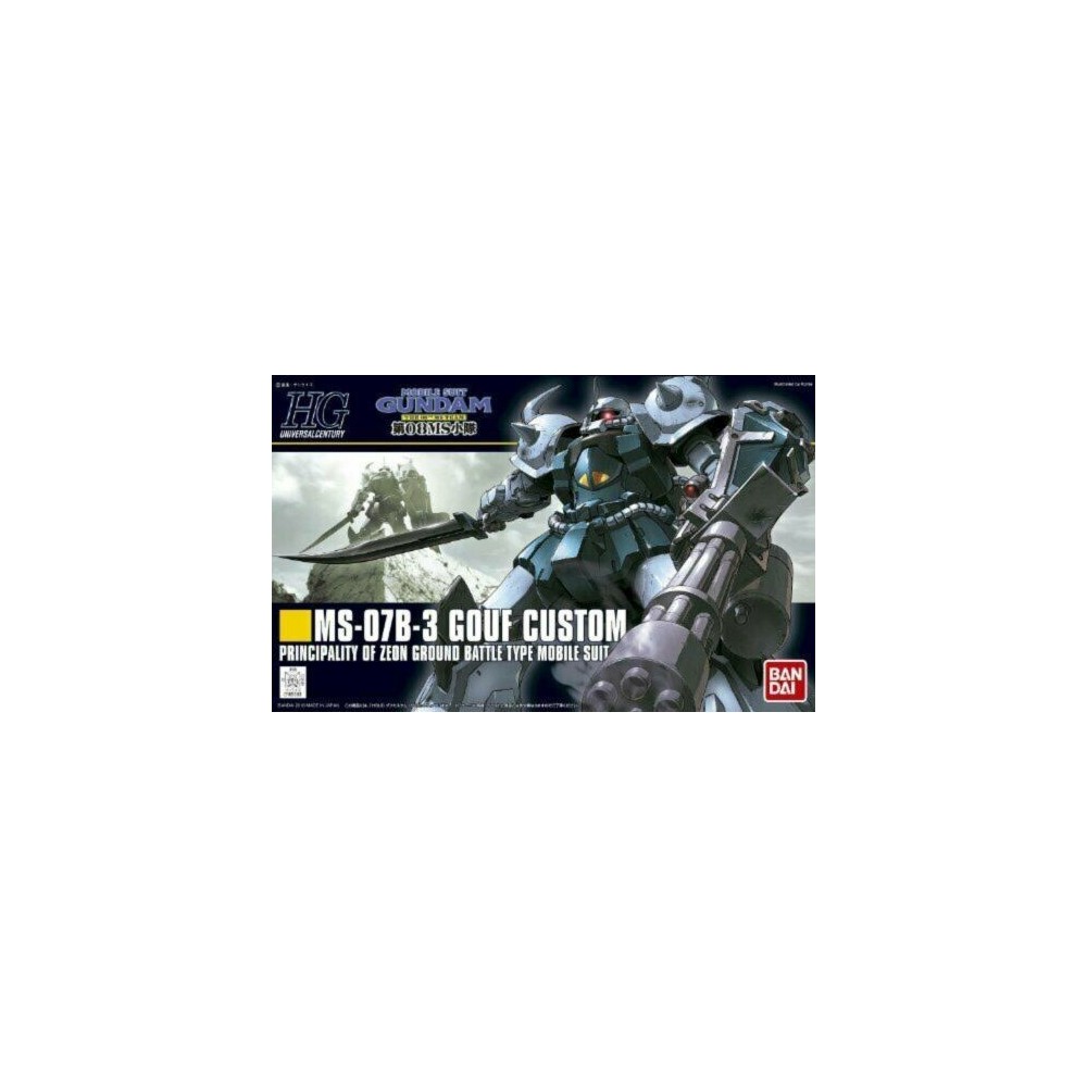HIGH GRADE HGUC GOUF CUSTOM 1/144 MODEL KIT ACTION FIGURE BANDAI