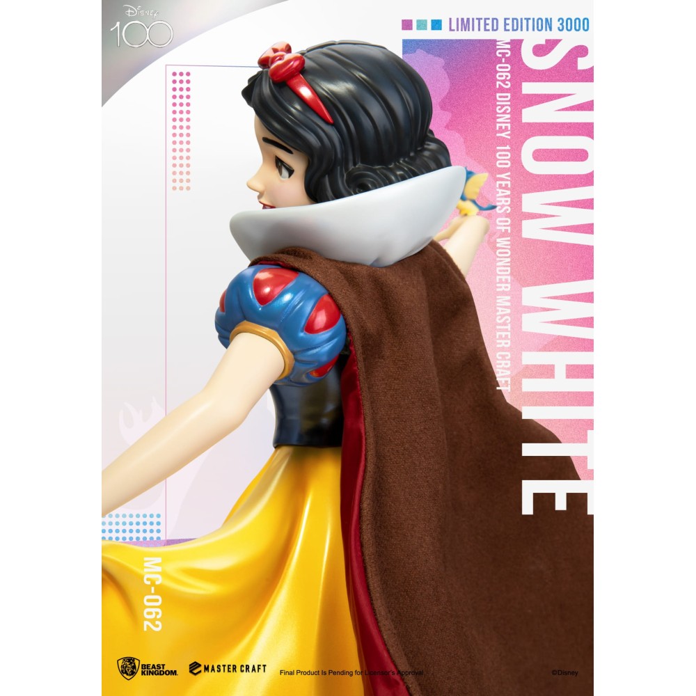 DISNEY 100 YEARS SNOW WHITE BIANCANEVE MASTER CRAFT STATUA 40CM RESIN FIGURE BEAST KINGDOM