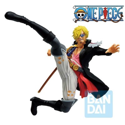 BANPRESTO ONE PIECE ICHIBANSHO SANJI RED MOVIE STATUE FIGURE