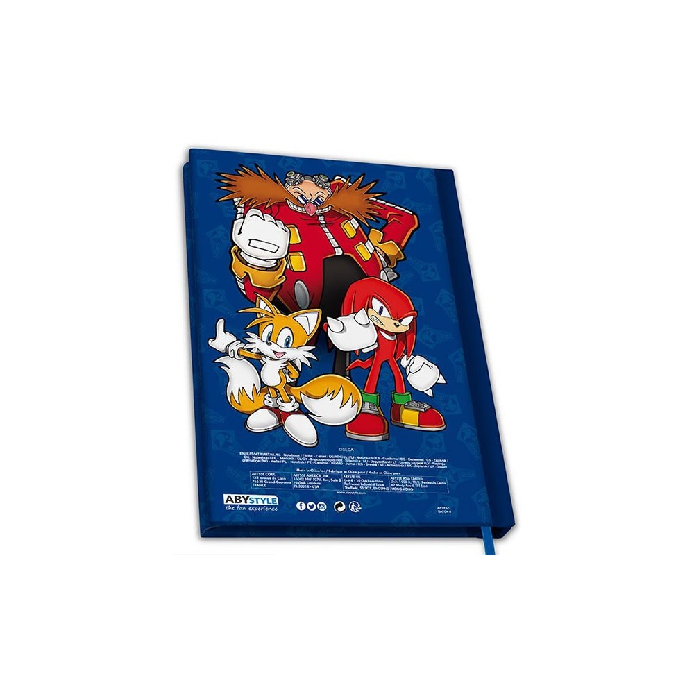 SONIC THE HEDGEHOG A5 AGENDA TACCUINO ABYSTYLE