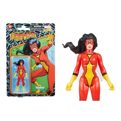 MARVEL LEGENDS RETRO COLLECTION SPIDER-WOMAN ACTION FIGURE HASBRO