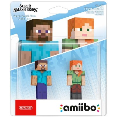 SUPER SMASH BROS AMIIBO N.89 STEVE E ALEX NINTENDO