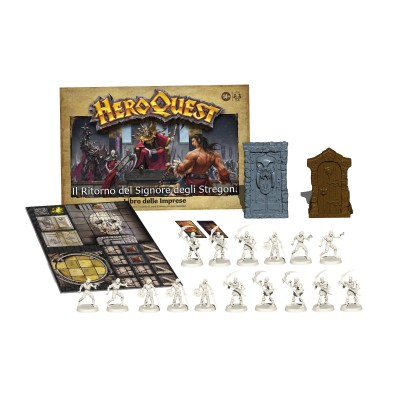 HASBRO HEROQUEST ESPANSIONE IL RITORNO DEL SIGNORE DEGLI STREGONI BOARDGAME GIOCO DA TAVOLO IN ITALIANO