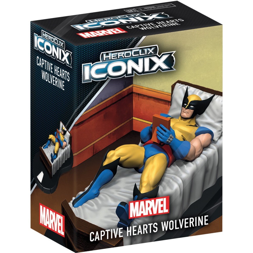 MARVEL HEROCLIX ICONIX CAPTIVE HEARTS WOLVERINE FIGURE WIZKIDS