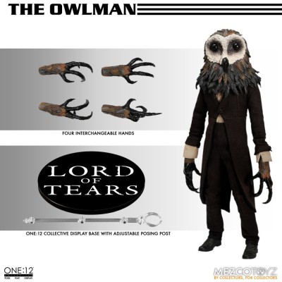 MEZCO TOYS LORD OF TEARS THE OWLMAN ONE:12 COLLECTIVE ACTION FIGURE