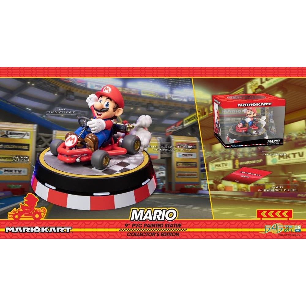 MARIO KART SUPER MARIO COLLECTOR'S EDITION STATUA FIGURE FIRST4FIGURES