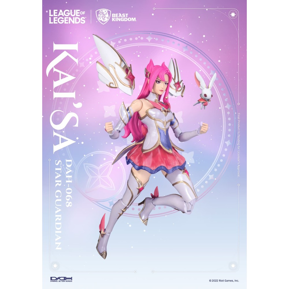 BEAST KINGDOM LEAGUE OF LEGENDS LOL KAI'SA STAR GUARDIAN DAH-068 ACTION FIGURE