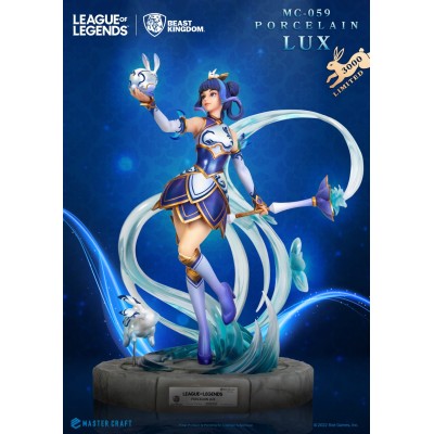 BEAST KINGDOM LEAGUE OF LEGENDS LOL PORCELAIN LUX MASTER CRAFT STATUE 42CM RESIN FIGURE