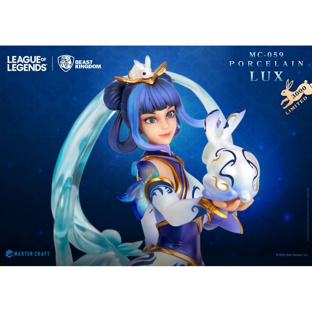 BEAST KINGDOM LEAGUE OF LEGENDS LOL PORCELAIN LUX MASTER CRAFT STATUE 42CM RESIN FIGURE