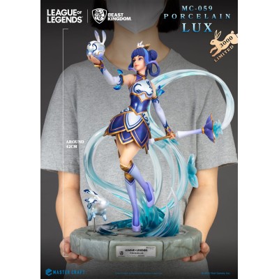 LEAGUE OF LEGENDS LOL PORCELAIN LUX MASTER CRAFT STATUA 42CM RESIN FIGURE BEAST KINGDOM