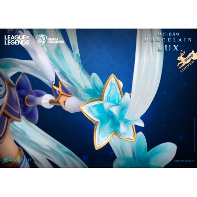 LEAGUE OF LEGENDS LOL PORCELAIN LUX MASTER CRAFT STATUA 42CM RESIN FIGURE BEAST KINGDOM