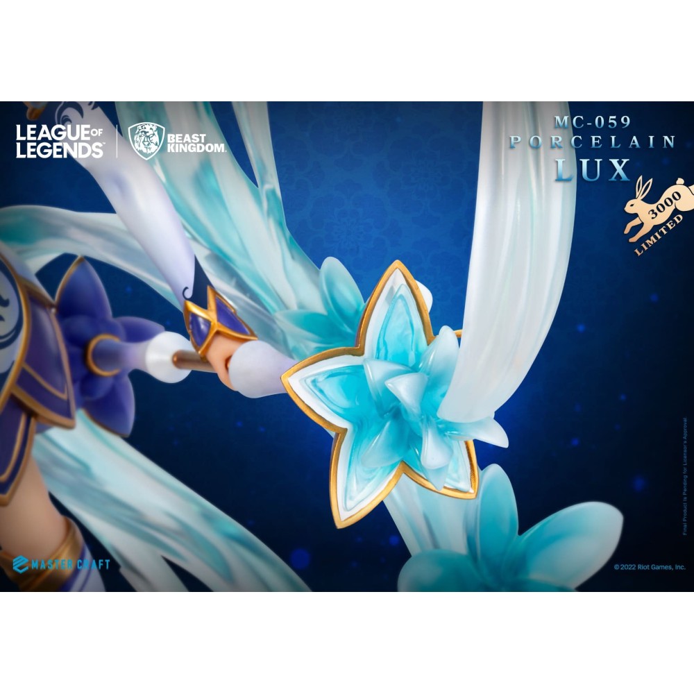 BEAST KINGDOM LEAGUE OF LEGENDS LOL PORCELAIN LUX MASTER CRAFT STATUE 42CM RESIN FIGURE