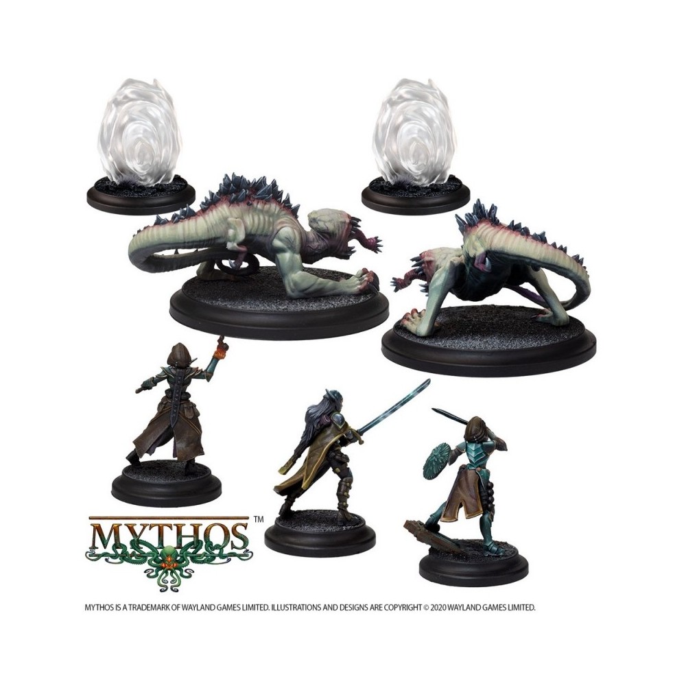 WARCRADLE STUDIOS MYTHOS SILVER VENATORS FACTION STARTER SET MINIATURE GAME