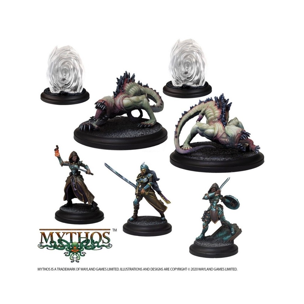 MYTHOS SILVER VENATORS FACTION STARTER SET GIOCO DA TAVOLO WARCRADLE STUDIOS