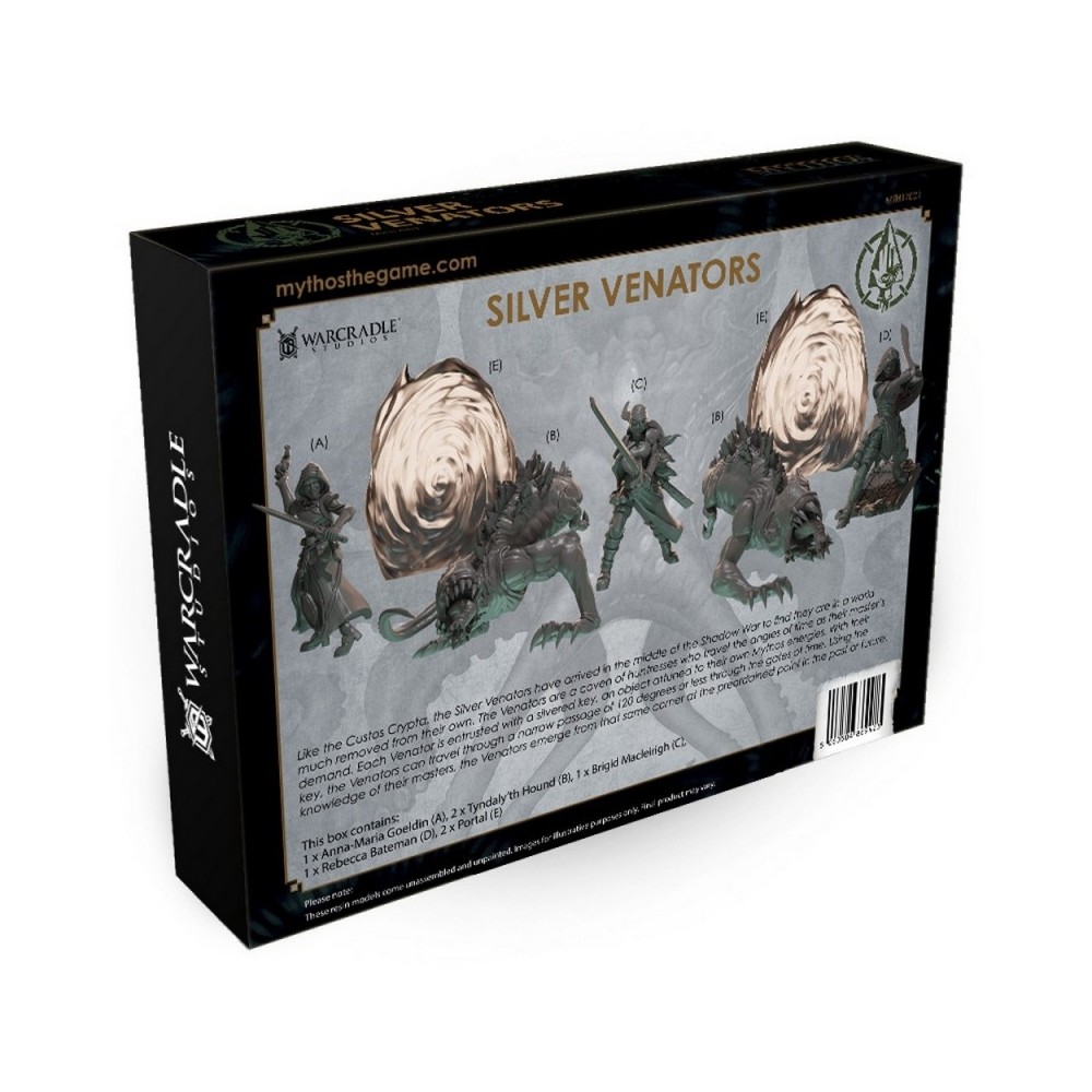 WARCRADLE STUDIOS MYTHOS SILVER VENATORS FACTION STARTER SET MINIATURE GAME