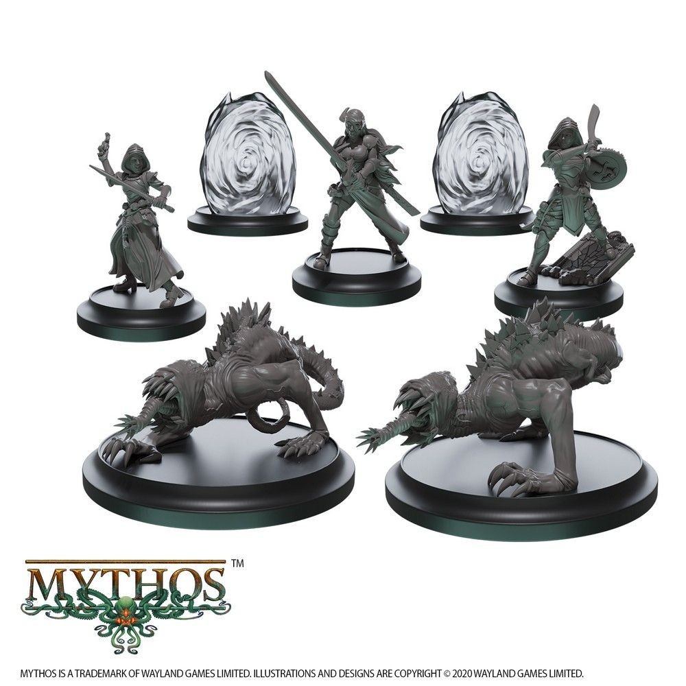 WARCRADLE STUDIOS MYTHOS SILVER VENATORS FACTION STARTER SET MINIATURE GAME