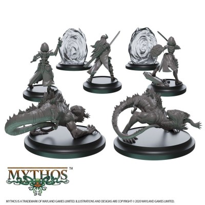 MYTHOS SILVER VENATORS FACTION STARTER SET GIOCO DA TAVOLO WARCRADLE STUDIOS