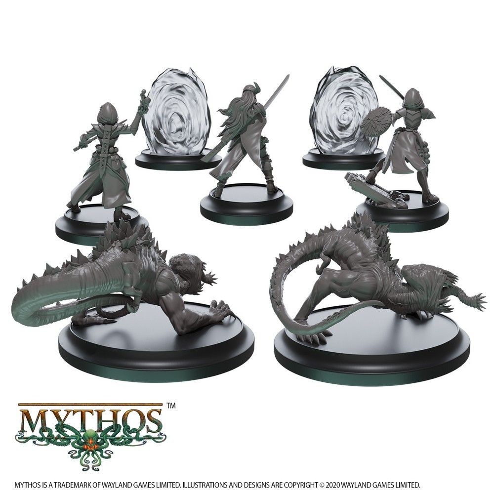 MYTHOS SILVER VENATORS FACTION STARTER SET GIOCO DA TAVOLO WARCRADLE STUDIOS