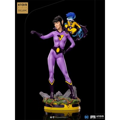 WONDER TWINS ART SCALE 1/10 STATUA FIGURE IRON STUDIOS