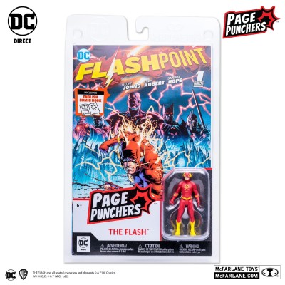 DC FLASH FLASHPOINT PAGE PUNCHERS ACTION FIGURE MC FARLANE
