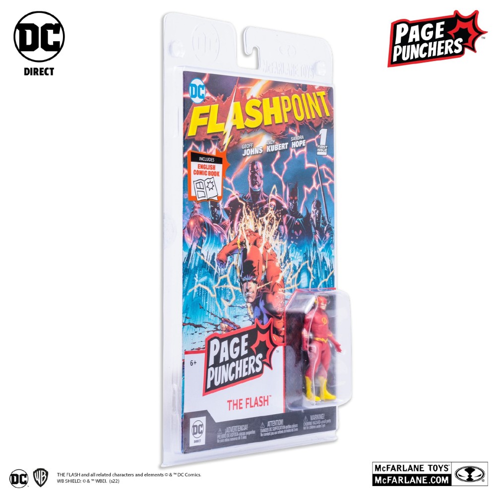 DC FLASH FLASHPOINT PAGE PUNCHERS ACTION FIGURE MC FARLANE