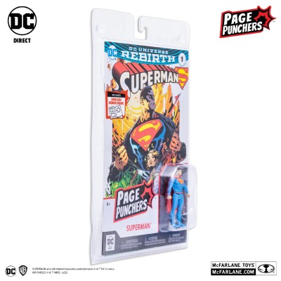 MC FARLANE SUPERMAN REBIRTH PAGE PUNCHERS ACTION FIGURE