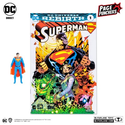 MC FARLANE SUPERMAN REBIRTH PAGE PUNCHERS ACTION FIGURE