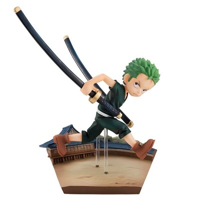 MEGAHOUSE ONE PIECE RORONOA ZORO GEM STATUE FIGURE