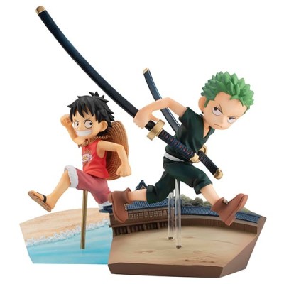 MEGAHOUSE ONE PIECE RORONOA ZORO GEM STATUE FIGURE