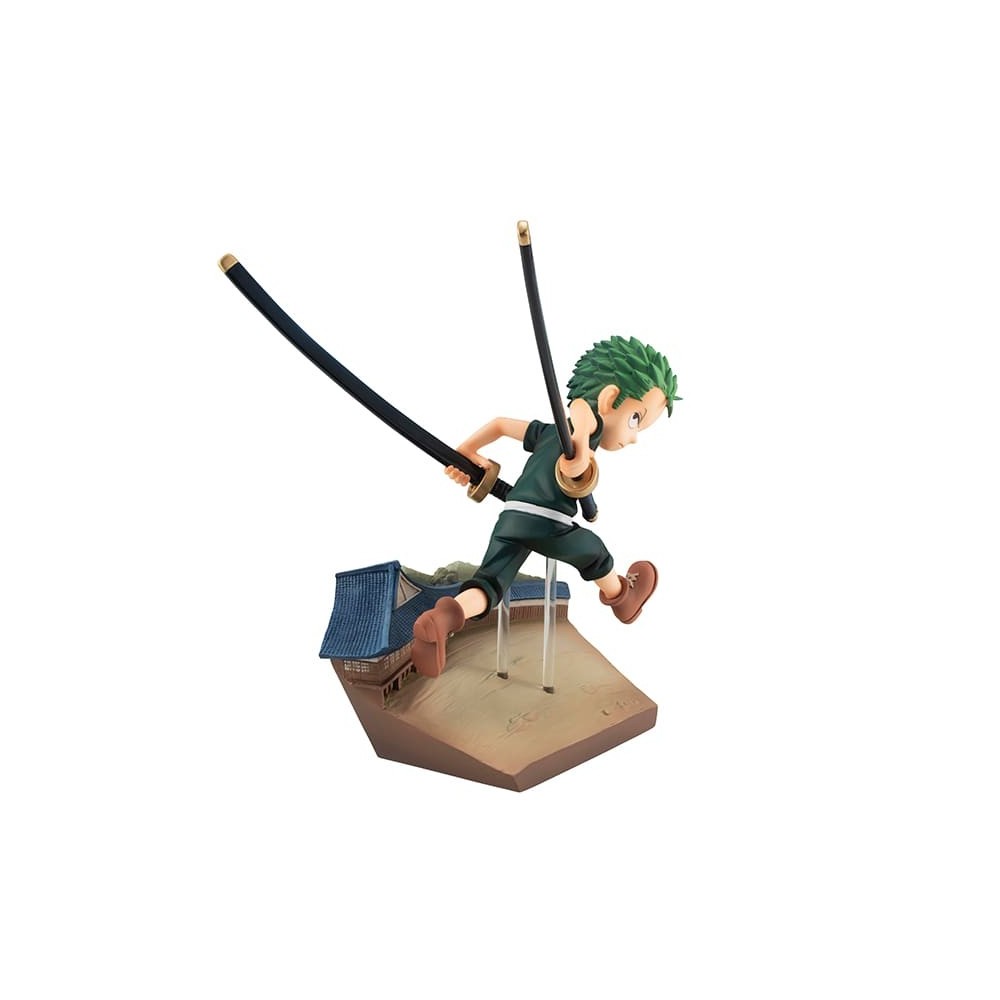 MEGAHOUSE ONE PIECE RORONOA ZORO GEM STATUE FIGURE
