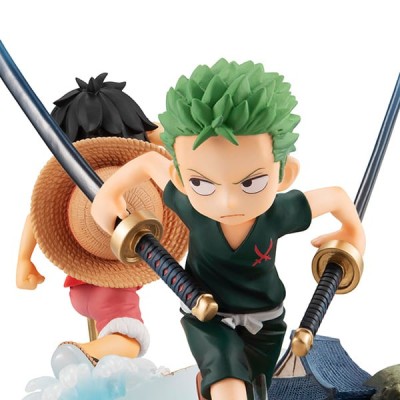 MEGAHOUSE ONE PIECE RORONOA ZORO GEM STATUE FIGURE